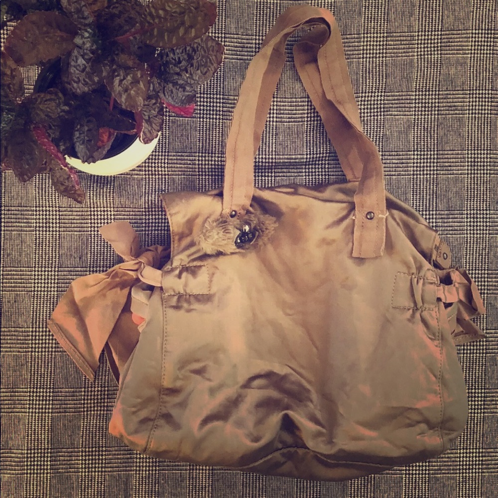 Closet CLEAROUT! Juicy Couture Silk Bronze Bag